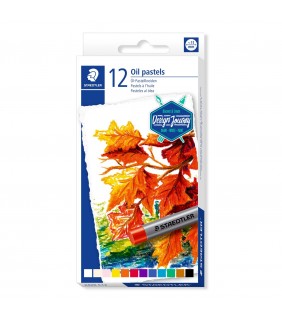 Staedtler oil pastels box of 12 assorted colours