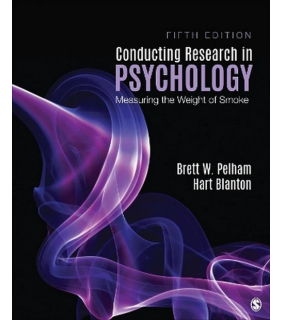 Sage Publications Ltd Conducting Research in Psychology 5E