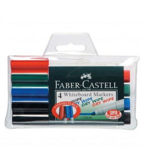 Whiteboard Markers Connector Wallet 4 Colours