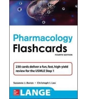 McGraw-Hill Education Lange Pharmacology Flash Cards 4E