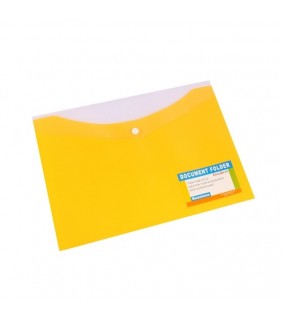 Bantex Tropical Document Wallet PP A4 Button Close with Pocket - Ba