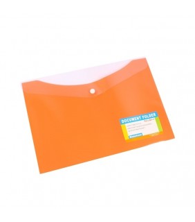 Bantex Tropical Document Wallet PP A4 Button Close with Pocket - Ma