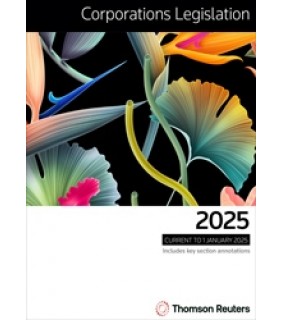 Lawbook Co., AUSTRALIA Corporations Legislation 2025