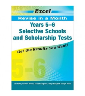 Pascal Press Excel Revise in a Month Selective Schools and Scholarship Te