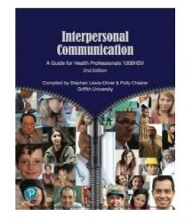 Pearson Australia ebook Interpersonal Communication: A Guide for Health Profes