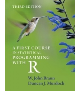 Cambridge University Press ebook A First Course in Statistical Programming with R