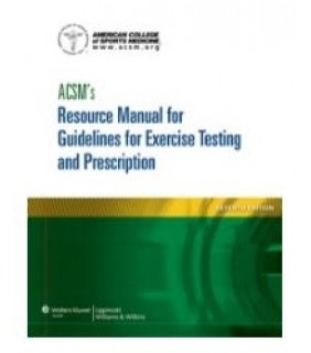 ACSM's Resource Manual for Guidelines for Exercise Tes - EBOOK