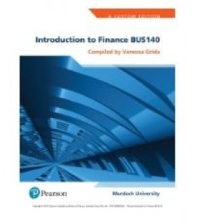 Pearson Australia ebook Introduction to Finance BUS140 (Custom Edition eBook)