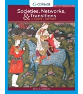 Cengage Learning ebook Societies, Networks, and Transitions, Volume I: To 150