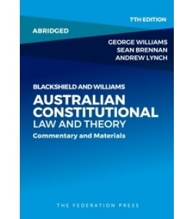 Federation Press ebook Blackshield and Williams Australian Constitutional Law