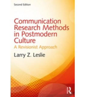 Routledge ebook Communication Research Methods in Postmodern Culture