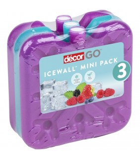 Decor ICE BRICK MINI ASSORTED 150ML 3PK