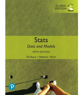 SPECIAL ORDER - Pearson Education Stats: Data and Models, Global Edition, 5th edition