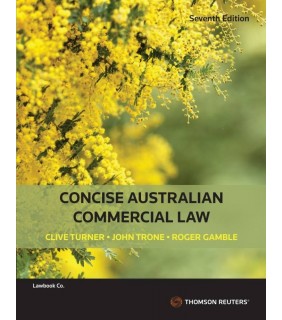 Lawbook Co., AUSTRALIA ebook Concise Australian Commercial Law 7th Edition