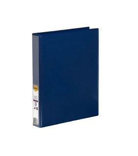 Marbig CLEARVIEW INSERT BINDER A4 25MM 2D BLUE