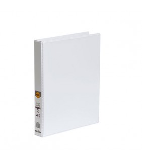 Marbig CLEARVIEW INSERT BINDER A4 25MM 2D WHITE