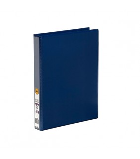 Marbig CLEARVIEW INSERT BINDER A4 25MM 3D BLUE