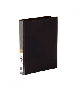 Marbig CLEARVIEW INSERT BINDER A4 25MM 3D BLACK