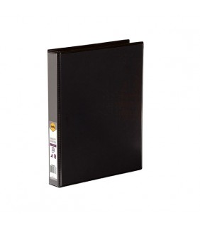 Marbig CLEARVIEW INSERT BINDER A4 25MM 4D BLACK