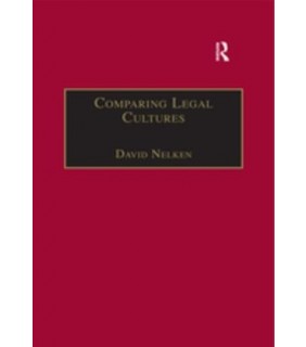Routledge ebook Comparing Legal Cultures