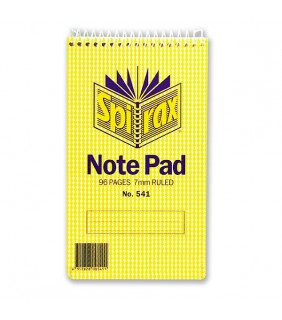 Spirax 541 NOTEBOOK 147X87MM 96 PAGE TO