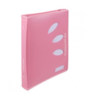 Colourhide RING BINDER ZIPPER BINDER - BUBBLEGUM