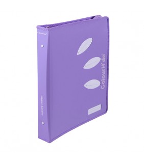 Colourhide RING BINDER ZIPPER BINDER - LAVENDER