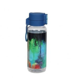 Coloured Glass Jar With Straw 420ml (Assorted Item - Supplied At