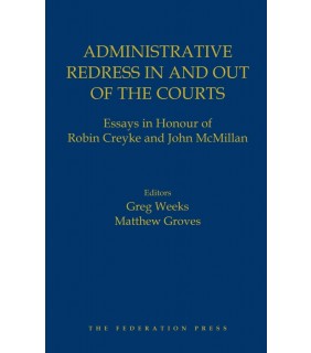 Federation Press Administrative Redress In and Out of the Courts