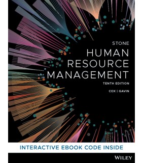 SPECIAL ORDER - John Wiley & Sons Human Resource Management 10E