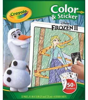Crayola Colour & Sticker Book - Disney Frozen