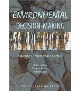 SPECIAL ORDER - Federation Press Environmental Decision-Making: Exploring complexity and cont