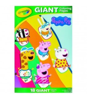Crayola Giant Colouring Pages - Peppa Pig
