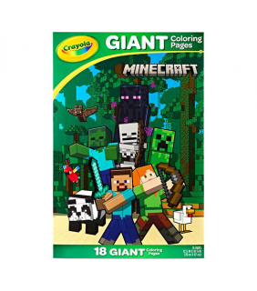 Crayola Giant Colouring Pages - Minecraft