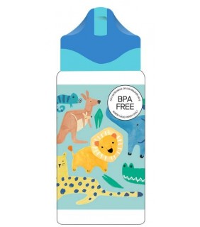 Spencil Little Water Bottle - 420ml - Safari Puzzle