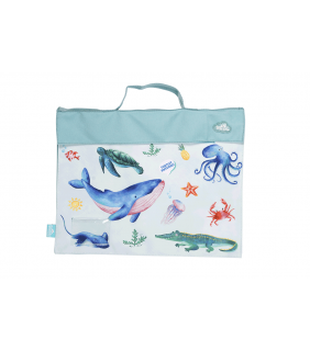Spencil Library Bag - Sea Critters
