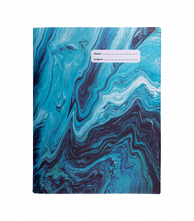 Spencil Exercise Book Cover - Ocean Marble 2