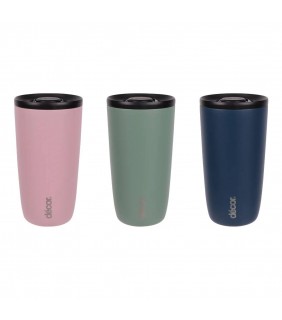 Decor REUSABLE TRAVEL CUP DW SS ASSORTED 480ML