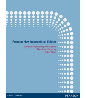 Pearson Education ebook Systems Engineering and Analysis 5E