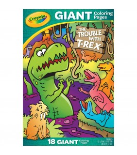 Crayola Giant Colouring Pages - The Trouble with TREX