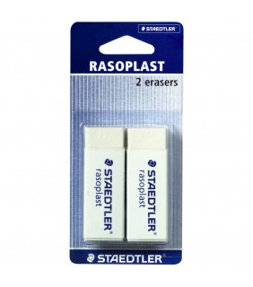 Staedtler Rasoplast Eraser Large card of 2