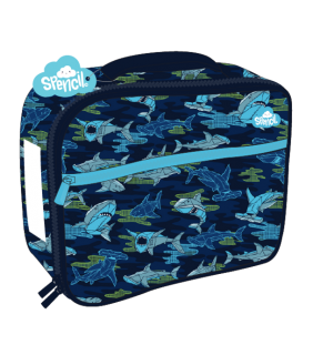 Spencil Big Cooler Lunch Bag - Robo Shark