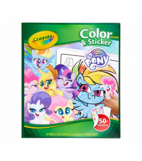 Crayola Colour & Sticker Book - My Little Pony