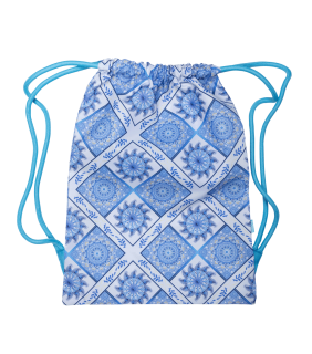 Spencil Big Drawstring Bag - Boho Blue