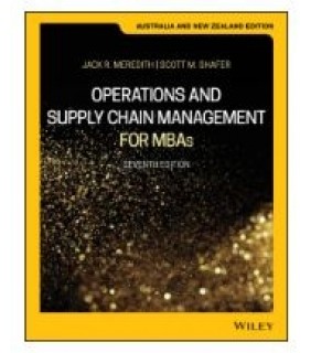 John Wiley & Sons Australia ebook Operations and Supply Management for MBAs, Australia a