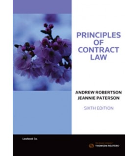 Thomson Reuters Australia, Limited Principles of Contract Law