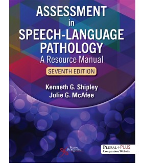 Plural Publishing ebook Assessment in Speech-Language Pathology 7E: A Resource