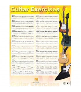 Hal Leonard Guitar Exercises Poster 22 x 34
