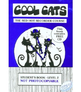 Bushfire Press Cool Cats Recorder Course Level 2 Student Bk + CD