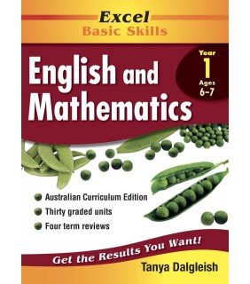 Pascal Press Excel Basic Skills Core Bk: English and Mathematics Year 1